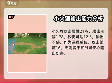 妖之乡小火狸🔥强度分析，超神还是垫底？截图2