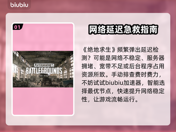 🔥绝地求生网络延迟检测解决方法大公开！🎮💥截图2