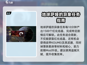 星际战甲手游💎红化结晶高效刷法揭秘！截图3