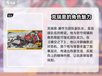 《晴空之下》克瑞恩唐角色养成秘籍💥🔥截图4