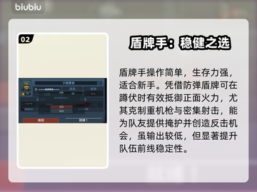 🔥《破门而入》新手必看职业推荐！💥截图3