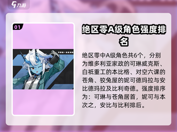 绝区零🔥A级角色强度大起底！你必知的排行👇截图2