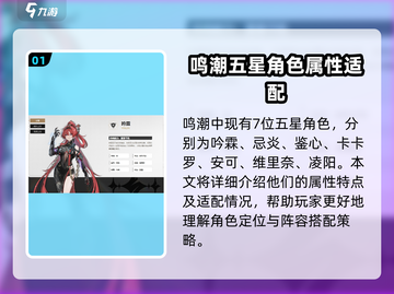 鸣潮🔥常驻五星角色大曝光！不容错过的超强阵容✨截图2