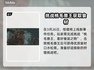 怪物猎人🔥荒野新事件大曝光！🎉截图2