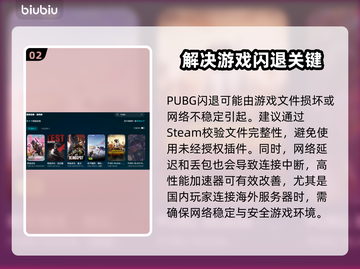 PUBG闪退？这个加速器🔥让你畅玩不卡顿！🎮截图3