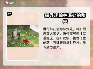 大侠立志传🔥迷踪林通关全流程攻略来了！截图8