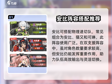 绝区零🔥安比阵容搭配推荐，超强组合等你来试！截图2
