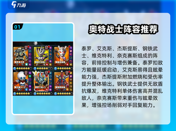 奥特曼系列OL最强🔥阵容推荐，这些搭配太厉害了吧！截图2