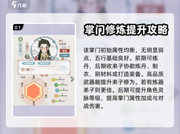 我的门派🔥强势角色推荐，玩转游戏名✨截图2