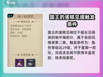 黎明之海🔥国王的蛋糕见闻触发方法大公开！🎂截图2