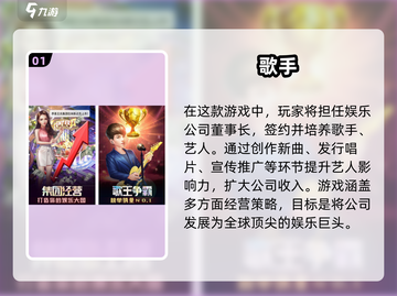 2025超🔥模拟培养艺人游戏推荐✨截图2