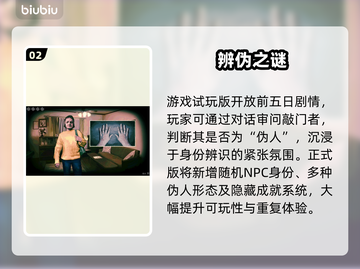 🔥《寻找伪人》Steam英文名曝光！🎮截图3