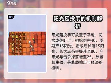 植物大战僵尸：阳光菇投手🔥超强攻略来了！游戏技巧全揭秘✨截图2