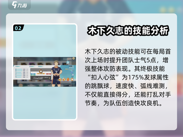 排球少年手游🔥木下久志超强解析来啦！💥截图3