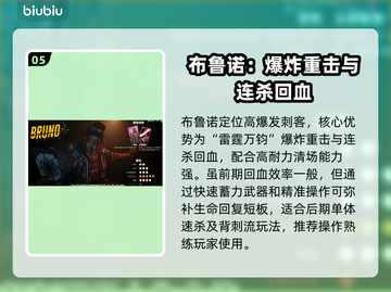 死亡岛2最强角色🔥新手必选角色推荐🎮截图6
