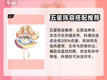 料理次元五星阵容🔥超强限定角色推荐🎉截图2