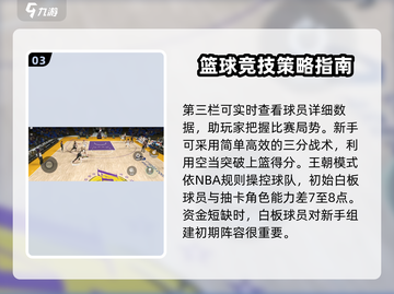 美职篮全明星王朝🔥排位赛玩法揭秘❗截图4