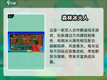 🔥2025必玩冰火森林双人小游戏推荐！🌲🎮截图2