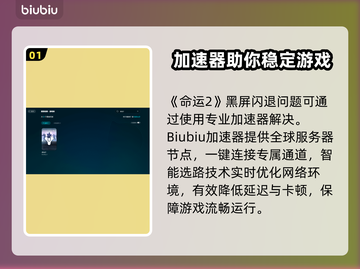 💥命运2黑屏闪退？速看解决方法！🎮截图2