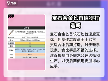 💎沙石镇时光：宝石合金匕首属性曝光，竟是如此强大！截图3