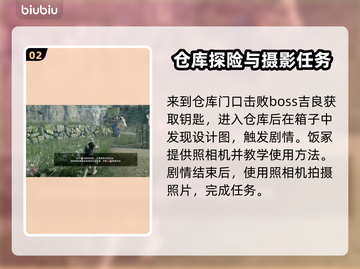 浪人崛起📖寻找照相机任务通关秘籍📸截图3