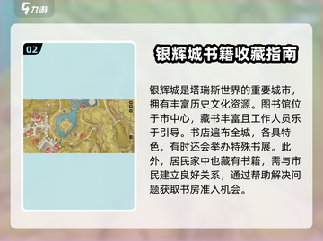 塔瑞斯世界🔥银辉城大陆典籍位置全揭秘！截图3