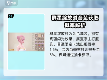 无限暖暖🔥群星绽放时套装获取攻略✨截图2