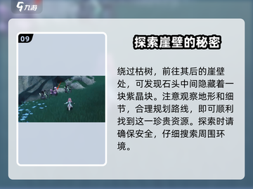 鸣潮⚡紫晶块高效采集路线🔥游戏玩家必看！截图10