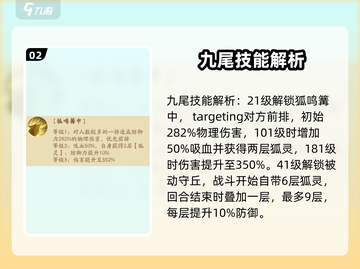 上古有灵妖九尾🔥角色强度分析游戏名必看！截图3