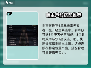 鸣潮暗主声骸🔥最佳选择攻略来啦！截图2