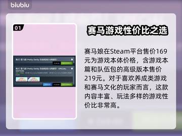 赛马娘STEAM价格曝光！🎉玩家直呼真香🔥截图2