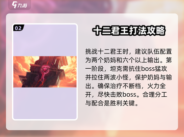 塔瑞斯世界🔥十二君王打法攻略，轻松通关秘籍！截图3