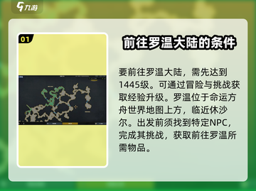 命运方舟🔥罗温在哪？快速到达罗温秘籍🎉截图2