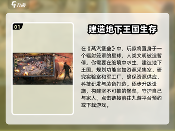 蒸汽堡垒🔥玩法大全，游戏代入感超强！不容错过⚡截图2