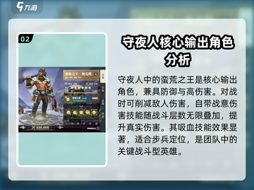 列王之剑🔥守夜人竟是他？角色详情曝光！截图3