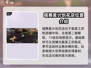 唱舞星计划：隐藏花店位置大起底🔥截图2