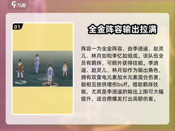 仙剑世界🔥最强阵容搭配攻略，必看推荐！截图2