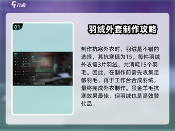 七日世界🔥羽绒防寒外套制作方法全揭秘！截图2