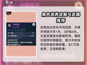 鸣潮🔥鉴心护盾属性培养全攻略！💎截图4