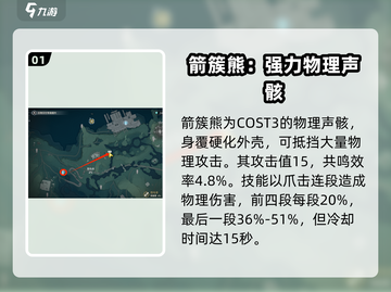 鸣潮🔥箭簇熊强度逆天，玩法攻略全解析！截图2