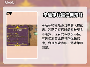 背包乱斗：幸运存钱罐合成大揭秘 💰截图4