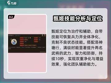 三国群英传鸿鹄霸业：甄姬✨使用技巧大揭秘！截图3