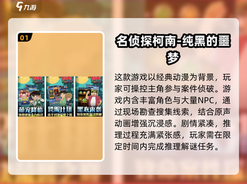 💥2025烧脑侦探游戏推荐！柯南迷必玩推理神作🔥截图2