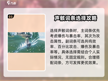鸣潮🔥散华声骸怎么选？游戏终极攻略来啦！截图4
