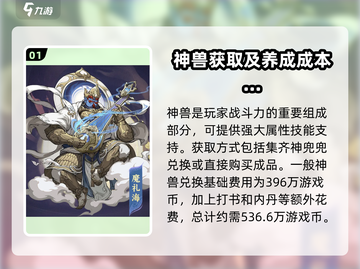 封神幻想世界🔥神兽培养成本大揭秘！💥截图2
