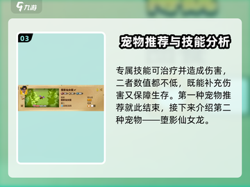 万龙觉醒🔥维德尔宠物最强选择攻略来啦！截图4