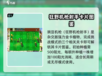 植物大战僵尸机枪豌豆💥，杂交版使用攻略来了！截图2