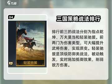 三国谋定天下🔥战法强度排行与强力战法全解析！截图5