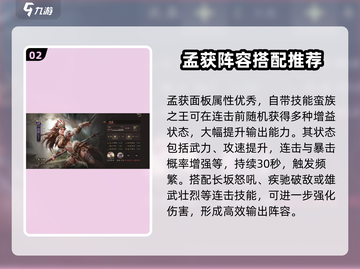 三国群英传鸿鹄霸业🔥南中群雄最强阵容搭配推荐！截图3