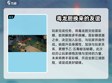大侠立志传🔥苗彩蝶隐疾任务超详细攻略来啦！截图4